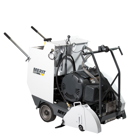 White Merit electric slab saw